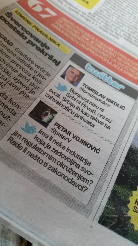 petarV's tweet photo. Opinion lideri za danas. Samo sto sam ja komentarisao #Digital2014 http://t.co/vMX4ZcD7U3