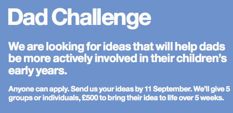 Really excited to see some applications come in for the #DadChallenge! Deadline tmoro 6pm. thekneehighproject.com/home/dadchalle…