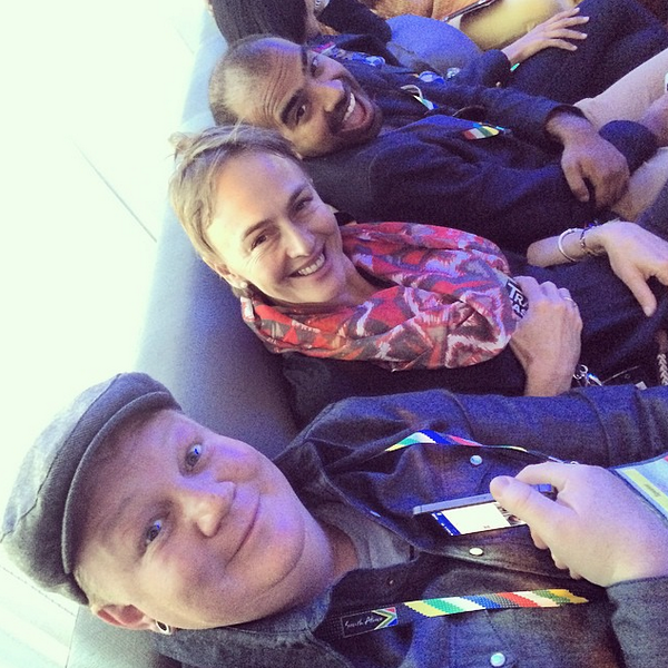 DawnJorgensen's tweet photo. The #etas14 Jozi edition naughty corner by @Pixlet with @BudgetTraveller and @roywrench The very best times! http://t.co/sGj4wFkHbQ