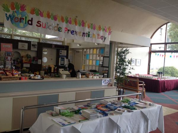 SJOGMHealth's tweet image. Getting set up for #WSPD14 #soshightea come join us for a cupcake