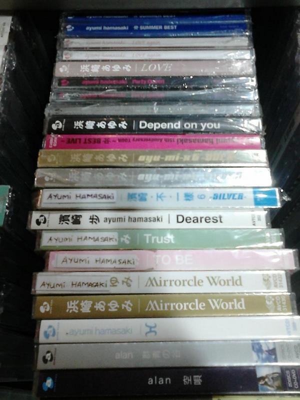 CDInfo_'s tweet photo. A lot of Ayumi Hamasaki CD (import) @ Duta Suara Musik, Mall Kelapa Gading #InfoCD http://t.co/VQnK1TZfH9