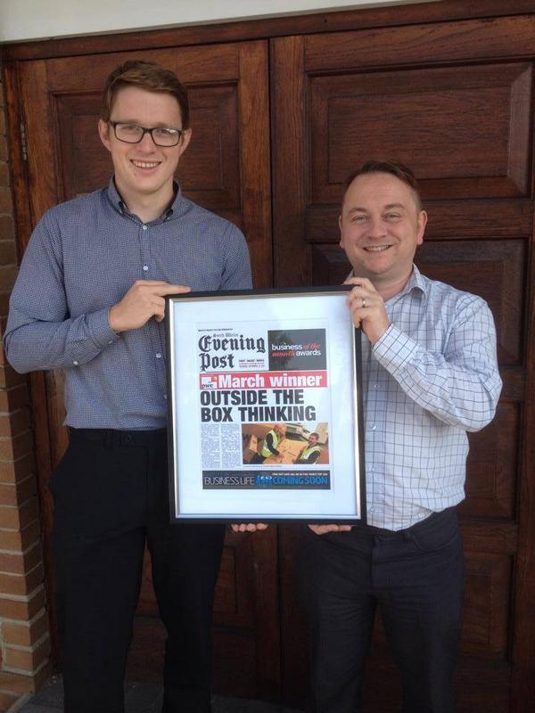 WelshBoxes's tweet image. We won the Business of the Month award for March with @SWEveningPost read more here bit.ly/1AxA9is