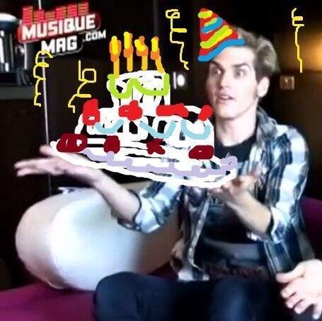   Stay the same cool
And smile more often
Russia loves you! 
Happy birthday,Mikey Way! 