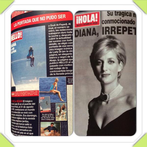 31 de agosto 1997: La portada de <a href="/hola/">Revista ¡HOLA!</a> que no pudo ver la luz. Diana, en su soledad...#70años #hola70