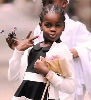 pic of Mercy James who was adopted by pop icon Madonna some years ago. Madonna can you please adopt me too