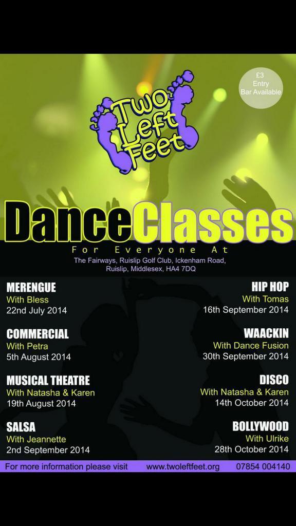 Getting excited for next week! Try Hip Hop with our accessible dance class, Tues 16Sept. All welcome! #hillingdon