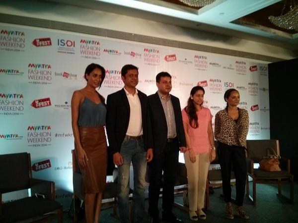 brianammanna's tweet image. The team for #mfwknd @haydonlisa @myntra #mumbai