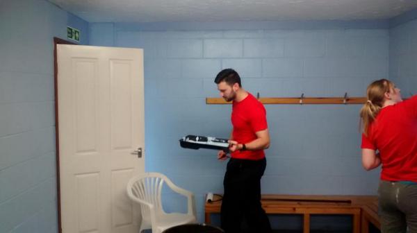 Ashley_Ager's tweet image. Tesco Drayton @Longdalepark3g painting pavilion. @aandasmum  @SGaylemorris @martintsmith @AlanArber @DTInterface