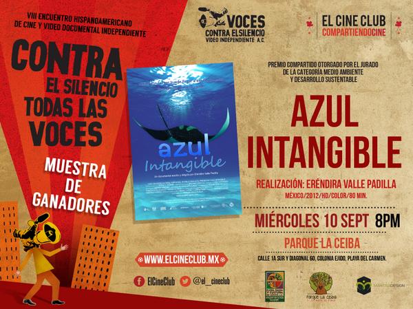 el_cineclub's tweet photo. HOY noche de #documental en @el_cineclub #AzulIntangible @vocescontra @IMCINE @DOCSDF @Docs360 @naranjashiroshi http://t.co/fInYl2mJjJ