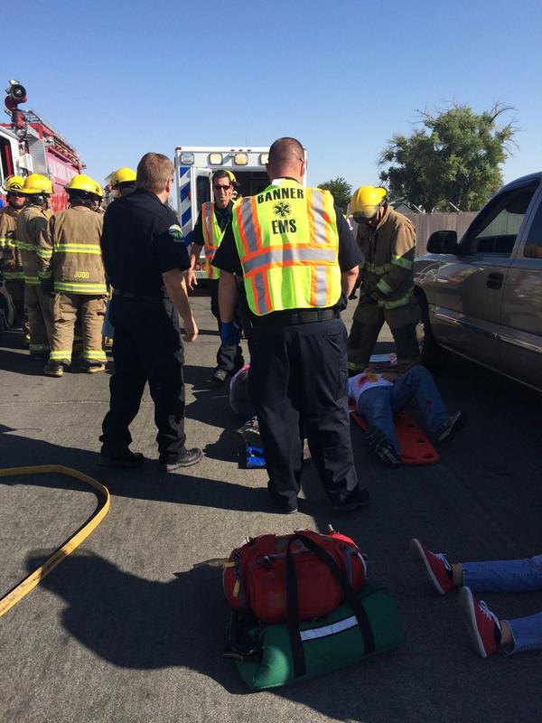 nasftraino's tweet photo. Victims being placed on backboard, train, bus #HighwayDontCareDrill http://t.co/VNnY2fck76