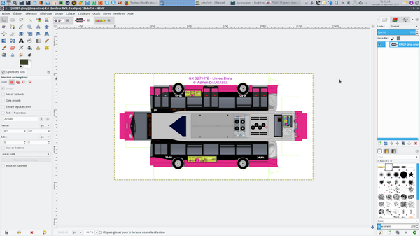 _adriend_'s tweet photo. Merci @DiviaBusTram , grâce à vos images, le bus standard #GX327 est finalisé :-) #Divia #Bus #GX327 http://t.co/plFsUn2k5a