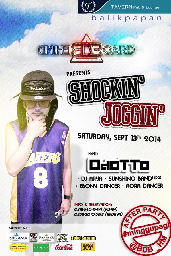 RobottoRecord's tweet photo. #THIS Saturday,Sept 13th 2014 @BDB_HM presents "SHOCKIN JOGGIN" @tavern_bpn 
W/ @DJ_odotto 
be ready .... http://t.co/NoJr5dIKeo