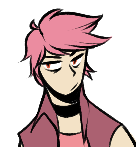 QuietSongBird's tweet photo. really quick and crappy headshot of the spiteful pink bird sorry im tired)) http://t.co/TmaGub4oRr