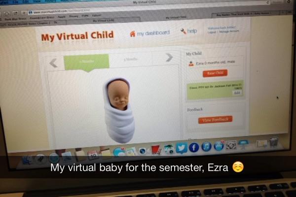 ashley_gav's tweet photo. Child Developmental Psychology should be interesting this semester 👶👦👧 #VirtualChild http://t.co/cjoSGVt0fD