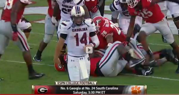 SpencerCofC's tweet photo. @gogamecocks What's wrong with this picture? #CMonMan http://t.co/C0RXeWc9uo