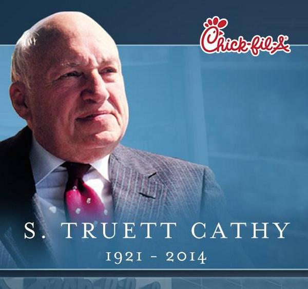 How Chick-Fil-A Lets Fans Grieve Founder on Facebook bit.ly/1wfXzbr via <a href="/sharethis/">ShareThis</a>
