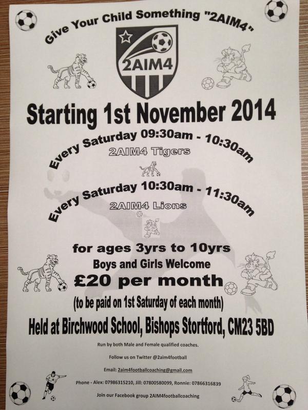 2AIM4Football's tweet photo. Starting 1st November 2014 http://t.co/WQE0QaSBLI