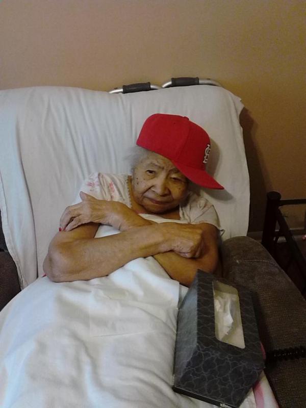 juliadarrell1's tweet photo. This is my mother in law at age 98 years young decided she wanted to be a rapper!!! We love her so much!!!! http://t.co/1OpcxtEZ1C
