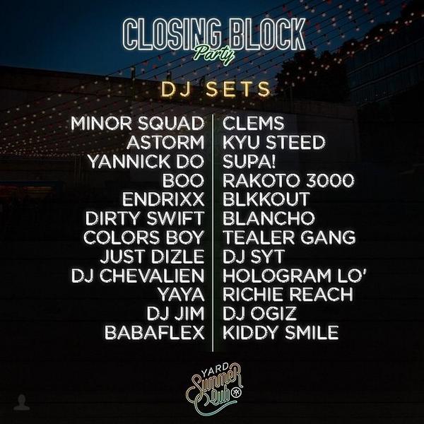 minorsquad's tweet photo. #YARDSUMMERCLUB
#closingblockparty
last summer TURN UP 🔥🔥 http://t.co/A5ezdceVI3