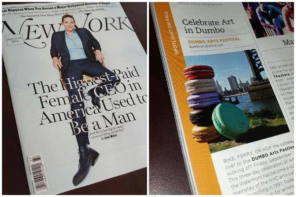 DUMBOArtsFest's tweet photo. Pick up your copy of @NYMag &amp; read about #DAF14. We're so excited to be featured in their Spotlight on Fall section! http://t.co/bVDlQAcslq