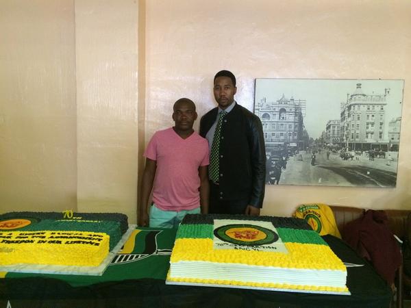 NdabaMandela's tweet photo. Celebrating 70 years of ANC Youth League, great event with @shakasisulu @ANCYL_GP @ancyl @mgigaba @mzwandileMasina http://t.co/uEOH3vLgsd