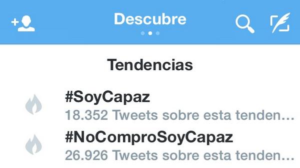 cmbustamante's tweet photo. Que cosa mas hermosa!! #NoComproSoyCapaz tiene 26.926 tuits, reales, sin bots, sin recibir un peso y sin publicidad. http://t.co/mWYlOeWze7