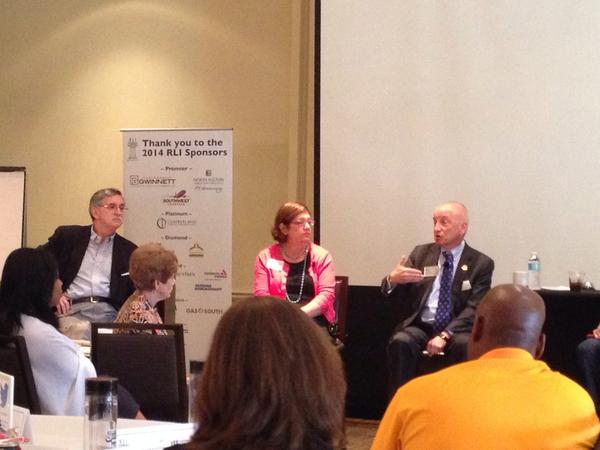 NickelWorks1's tweet photo. Thanks @Supt_Avossa @SteveDolinger @Tim2333 &amp; Mindy of @GEEARS for great #education panel at @2014RLI #2014RLI http://t.co/HsaSQZSlQL