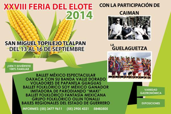 Feria del elote (@FeriadeleloteSM) / Twitter