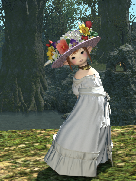 Tirol Chocotto 日記 コロナルストローハットとスプリングドレス Final Fantasy Xiv The Lodestone