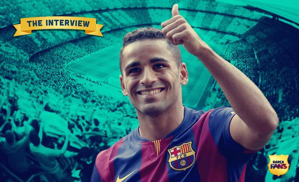FCBarcelona's tweet image. Douglas reminisces about his past and what he has achieved. Don’t miss his interview! bit.ly/1lLM3ny
