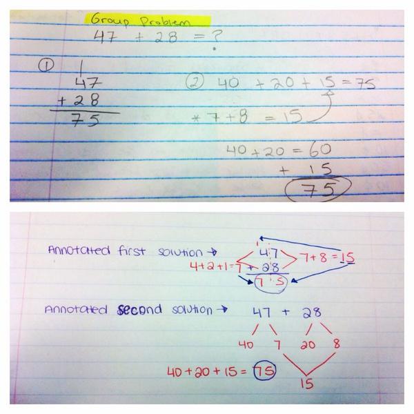 mariaandrelynm's tweet photo. Learning how people use various strategies to solve math problems #mathmarcs http://t.co/11OwDtCHx0