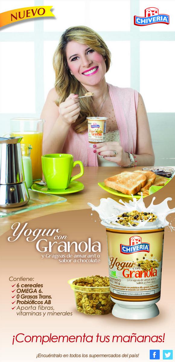 NUEVO ¡Yogur con Granola! Disfruta de esta deliciosa combinación. <a href="/gabydiazaragon/">Gaby Díaz</a>