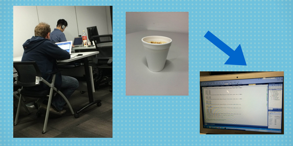 Wonder how Touch+ is made? Turning coffee into code.