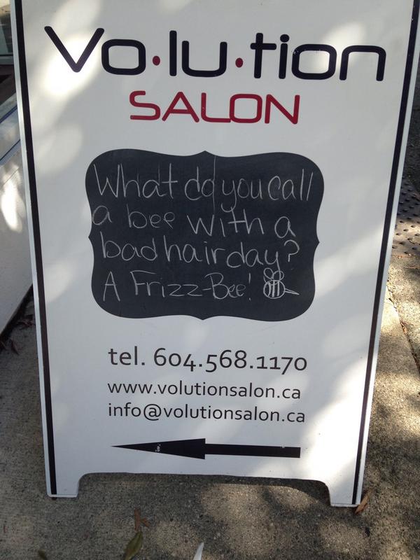 VolutionSalon's tweet image. Joke of the day!