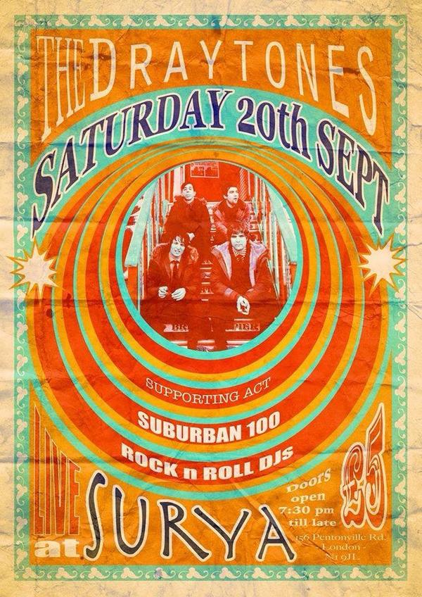 suburban100's tweet photo. This is going to be a special night. Surya, next Saturday the 20th. Exciting line up and rock n roll till 4 #viva100 http://t.co/ryXSrWgUeC
