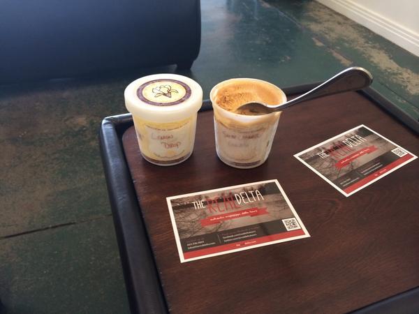 AbeMHudsonJr's tweet photo. Sweet Magnolia Gelato is a great cold treat for a hot #msdelta day. @visitms @VisitTheDelta @mymshome @Coco_Cox_ #yum http://t.co/ZMotuqm9cy