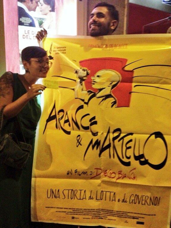 spir_alepinky's tweet photo. "TOTTI!" #aranceemartello: risate, commozione e perplessitá. E questo ce lo portiamo a casa!!! @zdizoro http://t.co/qCeTnzmeUM