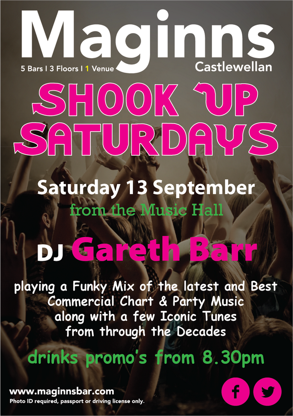 Maginnsbar's tweet photo. ... saturday night ---> Maginns <--- see YOU here!
#ShookUpSaturdays
#MoreThanAPub http://t.co/U4KHPLFR0s
