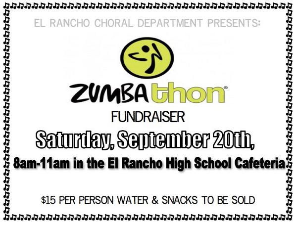 Jacquelinedodd's tweet photo. The Choir will be having a fundraiser 9/20 8am-11am "Zumbathon" $15  ERHS cafe @ElRanchoHS @ERHSChoral @elranchoarts http://t.co/JMIppY1pUT