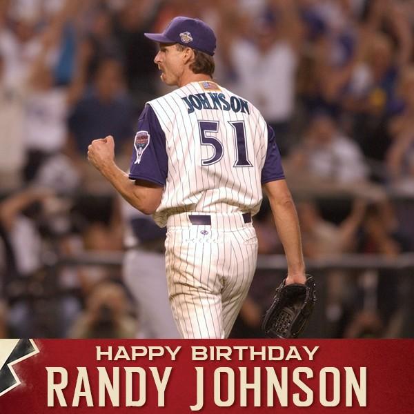  turns 51 today. Happy Birthday to legend Randy Johnson! 