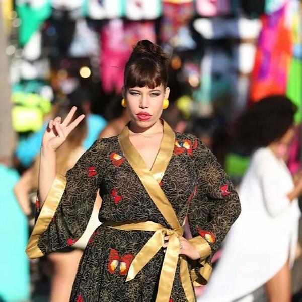 VGWDESIGNS's tweet photo. My Sister,Friend,Confidante &amp; Muse @JohairaMichelle wearing a @VGWDESIGNS™ Butterfly Kimono Wrap Dress http://t.co/nTS3r9aKK3