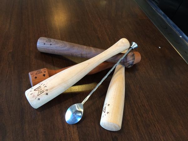 Thanks for the great sticks @DavidNepove <a href="/outpostSB/">Outpost Restaurant</a> @Chef_Derek #muddlemycocktail