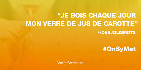 ww_france's tweet photo. Pour commencer la journée @Desjolismots attaque avec un jus de carotte et remporte son #PassLib! #OnSyMet et vous ?! http://t.co/BuQU6NOL92