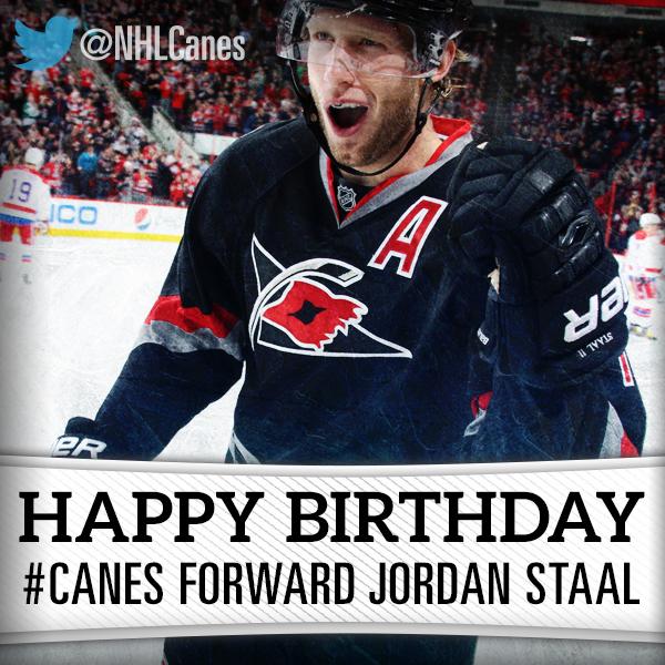 Remessage to help the wish Jordan Staal a happy 26th birthday! 
