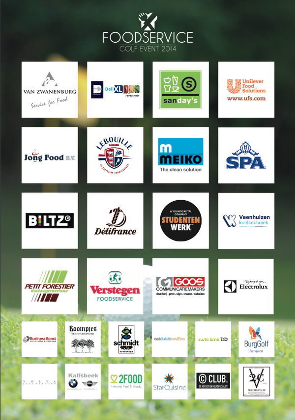 FoodServiceGolf's tweet photo. Onze partners en wij zijn er klaar voor! #FSGE gaat morgen helemaal super worden! http://t.co/OnQtUPiyiO
