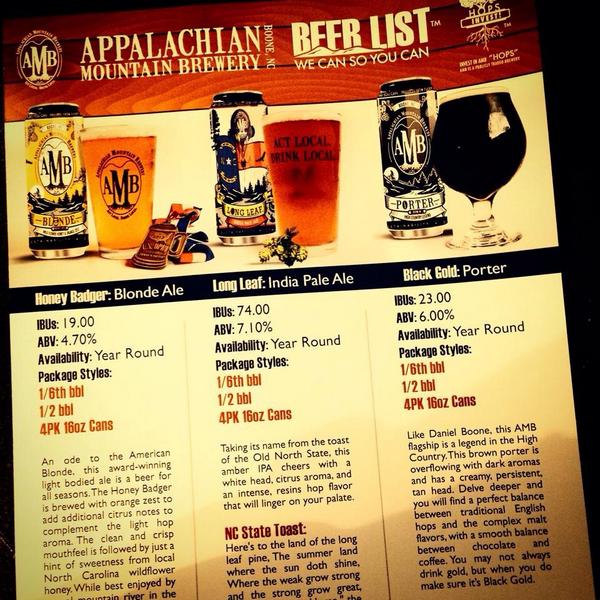culinarydean's tweet photo. AMB beer can list is ready to be sent out - are YOU ready http://t.co/N9KzrJJadj