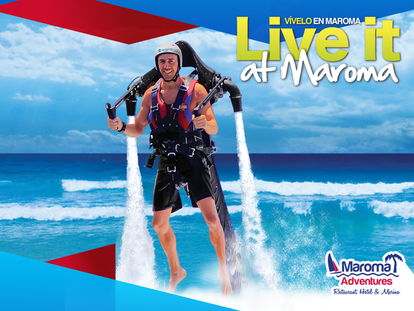 Stop dreaming, start flying the Hoverboard &amp; Jetpack at Maroma this #legendary experience #comingsoon