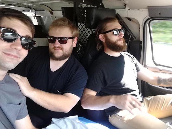 Cavern666's tweet photo. Tour starts tonight with our bro-hemoths  rat ship at the empty glass in Charleston! #Caverntour0'14
#ratship#BADBOYZ http://t.co/SpkltzWlMb