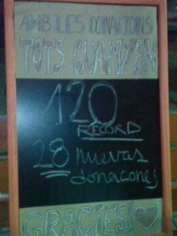 Engreskada's tweet photo. @donarsang   120 donaciones en La Llagosta, muchas gracias a todos http://t.co/2qUtqXG224