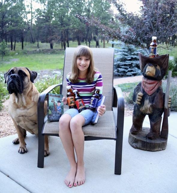 rushrevere's tweet photo. Nice to see you again Regan B. - That is a big dog and bear! #TwoIfByTea #RushRevere http://t.co/NEalgXp2l2